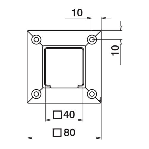 Slotted flange