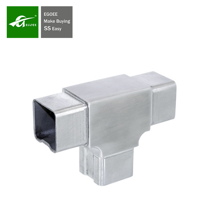 304 316 Stainless Steel Square Railing Handrail Elbow