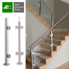 Polished Low Maintenance Stainless Steel Post For Glass