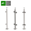 Polished Low Maintenance Stainless Steel Post For Glass