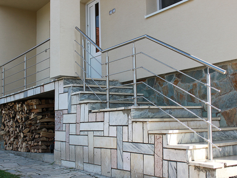 Which type of stainless steel is good for railings?