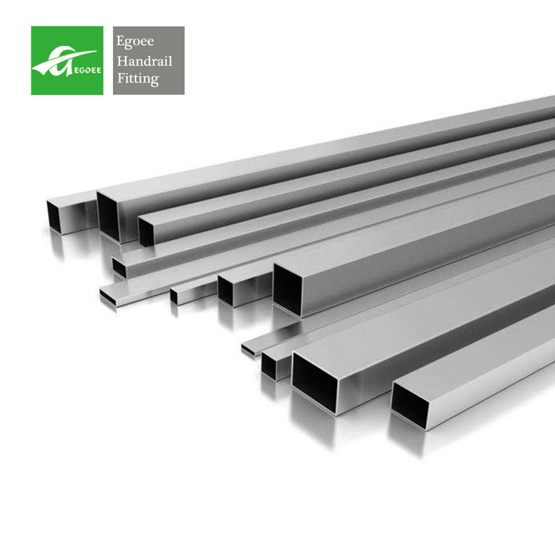 Sanitary Silver durable Stainless Steel Square tube