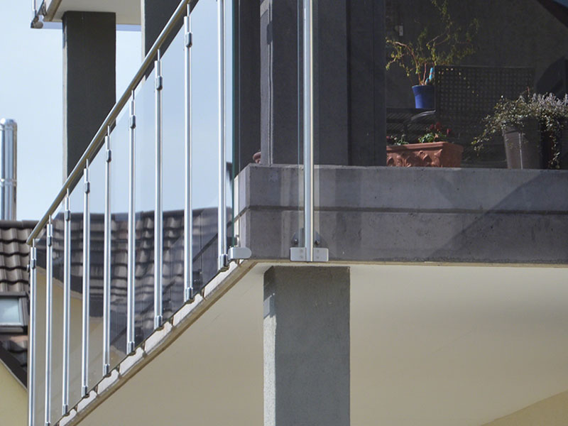 Apartment stainless steel railing