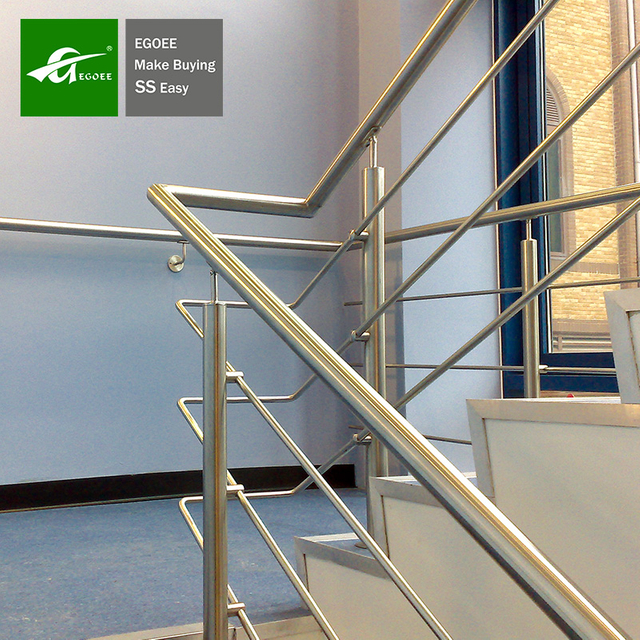 Indoor Stainless Steel Tube Stair Handrail