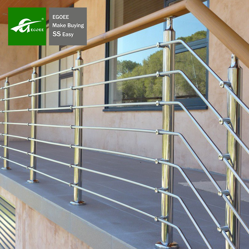 Stainless Steel Pipe Balcony Handrail
