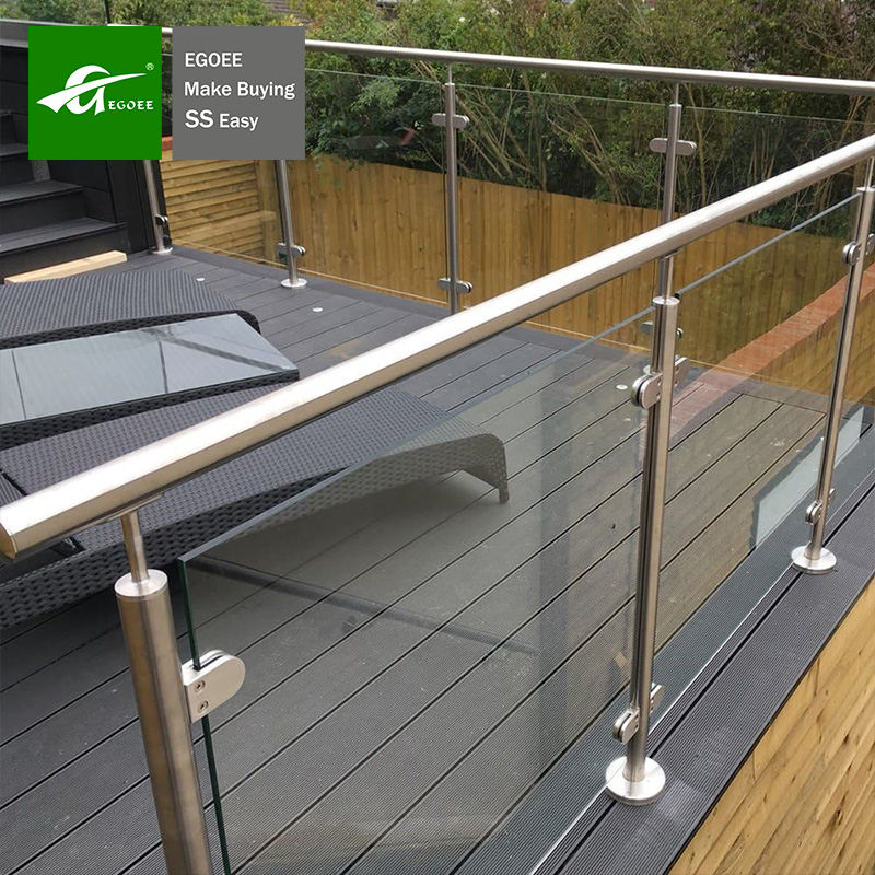 Stainless Steel Glass Handrails for Decks